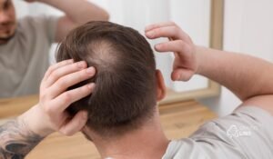 Por que a região da coroa é tão afetada pela calvície masculina?